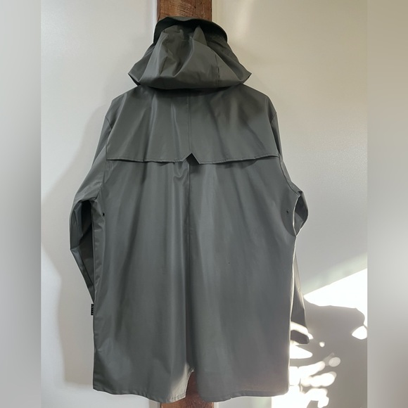 Unisex RAINS rain coat size s/m - Picture 7 of 8